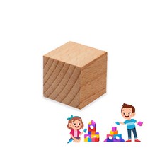 요기팜 엄마표 홈스쿨 원목 정육면체 가베 리필용 3cm 교구