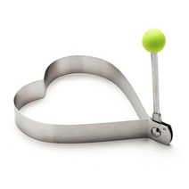 계란말이팬 건어물 선물세트 프라이팬아침 식사 오믈렛 금형 실리콘 계란 팬케이크 링 셰이퍼 요리 도구 D, 05 heart