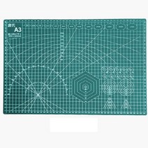 칼작업용 패드 고무 받침 바닥 밑판 칼자국 흠집 미끄럼 방지판 치수 각도, A2 양면 커팅 매트