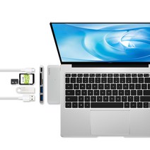 usb분배기 c타입 멀티포트 삼성 갤럭시 탭 S7 용 AJIUYU USB C 허브 11 