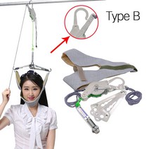 경추 견인 장치 가정용 트레칭 의료 걸이 척추증 목 보조 보조기 프레임, B_CHINA