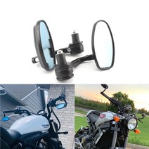 오토바이 백미러 야마하 R6 z125 tmax500 혼다 슈퍼 커브 로얄 엔필드 인터셉터 650 MV Agusta tnt300 bn6, 한개옵션0