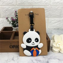 캐리어택 킥보드 이름표 어린이집 가방 네임택 판다 캐리어 여행 탑승 현수막 탁송표 해외여행용품 청두 기념