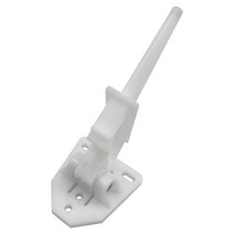 유니버설 보트 해양 속도계 휴대용 피토 피토 튜브 어셈블리 흰색, 플라스틱, 나사 없이