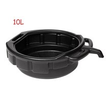 오일받이 오토바이 오일받이 유니버설 15L10L 오일 드레인 트레이 폐기물 분지 수집 탱크 핸들 드립 자동, 01 10L