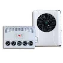 무시동 에어컨 승합차 스타렉스 캠핑카 카라반 화물차, 24V 노란색 사각형 쉘