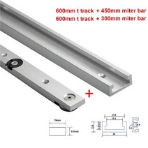 레이저각인기 조각기 마킹기 CNC 커팅기 1 set 알루미늄 합금 miter t track slide chute and miter bar 슬라이더 테이블 톱 diy 무선 미니, c
