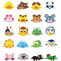 청양토이 동물 머리띠 A세트 역할놀이 20종 (택1종), 개미