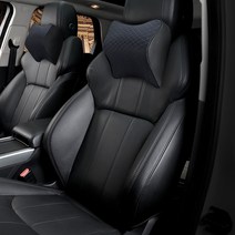 에이그 차량용 목쿠션 메모리폼 1개, 블랙