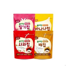 내이브로 동결건조 과일칩 2개, 사과 2개