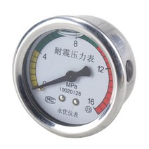 업그레이드 고압 게이지/280 게이지베이스/380 게이지베이스 금속 쉘 범용 압력계 세탁기에 사용, [01] 1