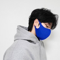 BUyuS3D 스포츠마스크 연예인핏 (18color) 숨쉬기편안한굿딜 브이숍, 코발트블루_L