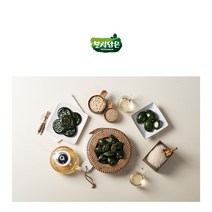 한산모시식품(주) 찐 모시 흑임자 송편 1kg (27ea) x 2box