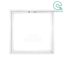 금강산업 알루미늄 컬러 점검구(나사형)(500mm) (1EA), 반광, 화이트