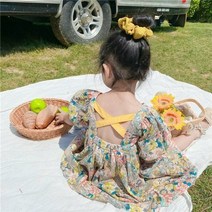 옷짱) 여아 플라워크로스여름원피스(여름신상 _여아원피스)