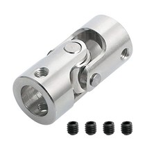 Aopin 8mm ~ 10mm 회전 범용 조인트 커플링 샤프트 스테퍼 모터 길이 35mm 1.38인치 3D 프린터 RC 로봇 자동차 보트 DIY 인코더 CNC 기계용 커플러 커넥터, Rotatable Universal Joint Coup