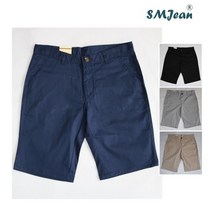 [에스엠진] SMJ356 남자 5부 면반바지 남성 반바지 5부바지 스판