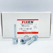 픽센 스크류앙카 암나사형 3/8(6.5x40)용 100개 FIXEN 콘크리트 앙카, 단품