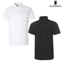 와이드앵글 남성 WL 펀칭 배색 티셔츠 WMM22219