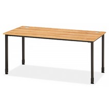 토파스 MIX 책상 국산 블랙다리, 원목 W1800 D800 H720