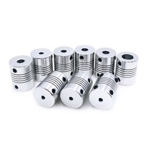 철근커플러 각종커플러 에어공구 수공구1pcs D19 * L25 알루미늄 유연한 턱 샤프트 커플 링 5 8 6.35mm 8mm, 33 10 X 10