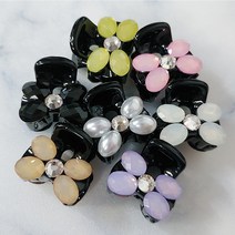 SUNNYDAY 1+1 무배 2개입 세트 미니 펠롱 큐빅 리본 앞머리 헤어집게핀 성인 여성 헤어핀 머리핀 데일리 아이 여아 헤어클립 머리집게 악세사리 OO2