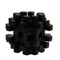 클래식 IQ 3D 나무 연동 버 퍼즐 듣기 잠금 하노이 타워 마인드 두뇌 티저 위한, KM27