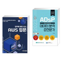 (서점추천) 업무에 바로 쓰는 AWS 입문 + 2023 ADsP 데이터 분석 준전문가 (전2권), 한빛미디어