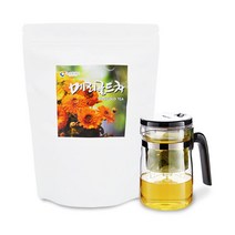 메리골드 매리골드 금잔화꽃 차 삼각 티백 티 100티백 전용 물병 따뜻한 차가운 티백차 대용량 물대용