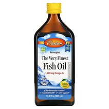 Carlson 오메가3 피쉬오일 노르웨이산 액상 레몬맛 500ml, 1개, 250ml