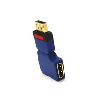 엠지컴/[G3519] Coms 디스플레이 포트 꺽임젠더 ( M/F )