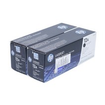 HP Laserjet 3052 적용기종 정품토너 검정 2000매X2개 Q2612AD, 1개