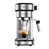 Cecotec Cafelizzia 790 에스프레소 및 카푸치노용 화이트 커피 머신 빠른 열 차단 가열 기능 자동 모드, 압력계 미포함, 스탈, 압력계 없음