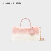 찰스앤키스 CHARLES&KEITH CK2-31220013 체인 숄더 퍼 스퀘어백