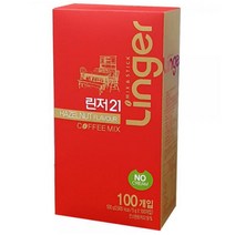 헤이즐럿 커피믹스 린저21 부드러운 맛 노프림 간편 스틱 5g 100T