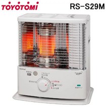 중고 석유 난로 알라딘 폐유 오방 반사식 인터넷 연예인 TOYOTOMI Fengchen 등유 히터 야외 가정용 텐트 RSG24M S29M, 배터리 공급 호스가 있는 S29M