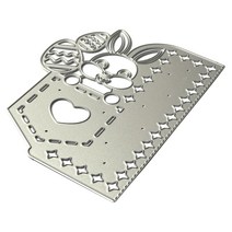 부활절 토끼 금속 절단 다이 스텐실 DIY 스크랩북 앨범 종이 카드 템플릿 금형 엠보싱 크래프트