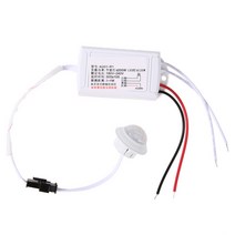 IR 적외선 바디 센서 모듈 지능형 라이트 모션 감지 스위치 220V 스위치 자동 LED 램프 조명 제어, 단일옵션, 한개옵션0