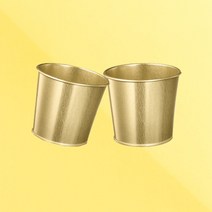핫딜몬 미니화분 금색 선인장 다육이 책상 철제 화분