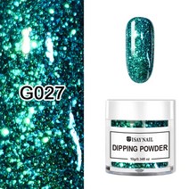 ISAYBEAUTY 네일 딥 파우더 스타터 키트 1 개 간단하게 적용 강한 내구성 손톱 스티커 및 데칼 (G001-K088), 27 G027