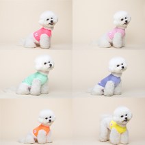 강아지 쿨조끼 쿨링조끼 크롭티 쿨나시, 라벤더