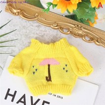 무속성 속성 솜 인형 KPOP IDOL 아이돌 케이팝 인형옷 액세서리 30cm 오리 옷 스웨터 까마귀 카와이 만화 봉제 곰 의류 동물 장식 옷 오리 30cm, 5