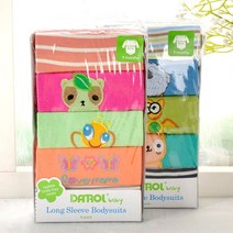 긴팔 아기옷 5p 우주복 가을 돌아기 바디슈트