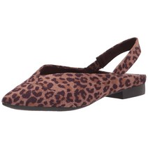 Bella Vita 여성용 플랫 펌프, 7.5, Leopard Suede