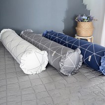 친환경 순면 쿨 바디필로우 100x35 침대사이쿠션, 블루(캔디쿠션)