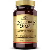 솔가 철분제 Gentle Iron 25mg 180캡슐, 1개, 180정
