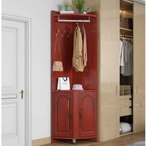 다드림 코너옷장 디피 옷가게 자취방 싱글 화이트 작은방, 길이40폭40높이180흰흰문캐비닛