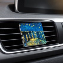 차량방향제 자연향기 명화 액자 명품 디퓨저 명화 인테리어 차량용 성화 차방향제 미니, 순향-Irene Cahen