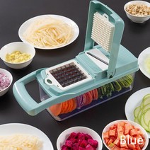 Groente 과일 도구 Aardappel ricer Groente Mandoline 슬라이서 필러 커터 다기능 Wortel Shredder strong, 02 Blue