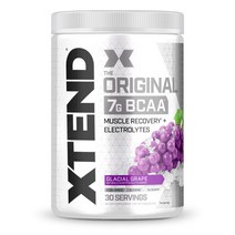Xtend 엑스텐드 오리지널 Bcaa 파우더 30서빙 헬스보충제 모음, 1개, 스트로베리 키위 스플래쉬